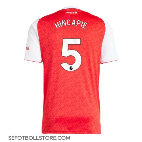 Arsenal Piero Hincapie #5 Replika Hemmatröja 2025-26 Kortärmad